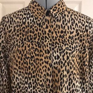 Chico’s No Iron Leopard shirt